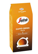 Segafredo Zanetti Caffè Crema Dolce - Całe ziarna (opakowanie 1 kg) - Pasuje do Caffè Crema - Kawa ziarnista jasno i średnio palona o łagodnym i zrównoważonym smaku (2 opakowania)