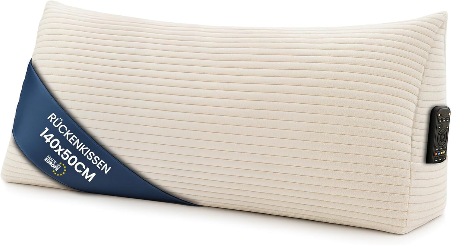 Poduszka z pierza, poduszka pod plecy, poduszka aksamitna, szerokość 70 cm - poduszka do czytania do łóżka, sofy i sofy, duża poduszka do sofy, poduszka ścienna, poduszka do sofy, poduszka do czytania, poduszka pod plecy, jasnoszara
