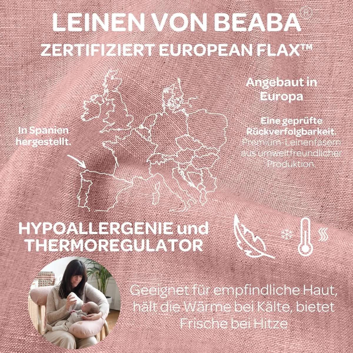BÉABA, Big Flopsy, wielofunkcyjna poduszka do karmienia piersią. Akcesoria Żywność i karmienie piersią Sklep Bebe Naty