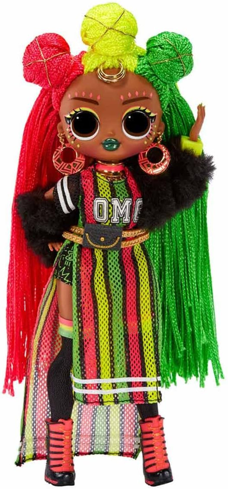 LOL niespodzianka! Lalka OMG Queens Fashion - SWAYS - 20 niespodzianek, w tym strój, akcesoria, stojak na lalki i nie tylko - Kolekcjonerska - Dla chłopców i dziewcząt w wieku 4 lat i więcej