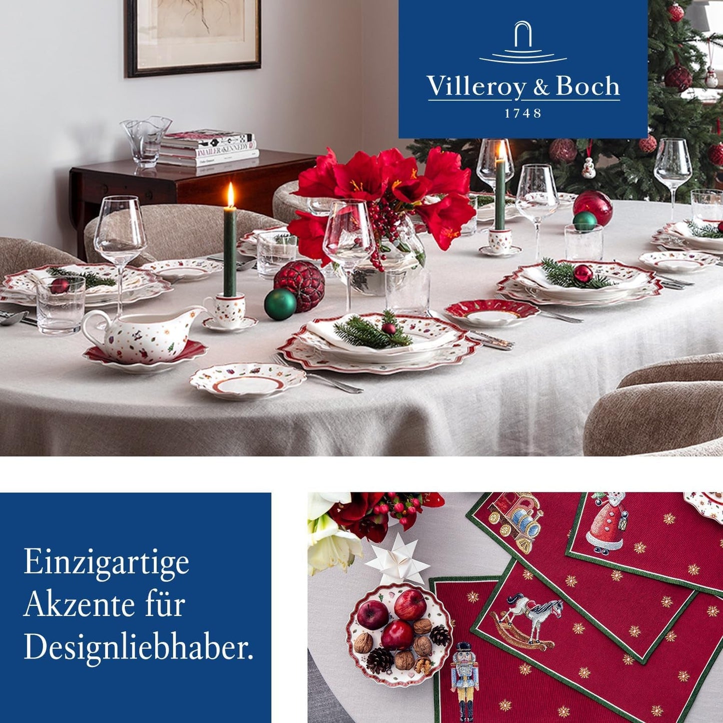 Półka Villeroy & Boch Toys Delight Royal Classic, dekoracyjny, warstwowy stojak na ciasteczka, ciastka i małe kawałki ciasta, porcelana premium, biały