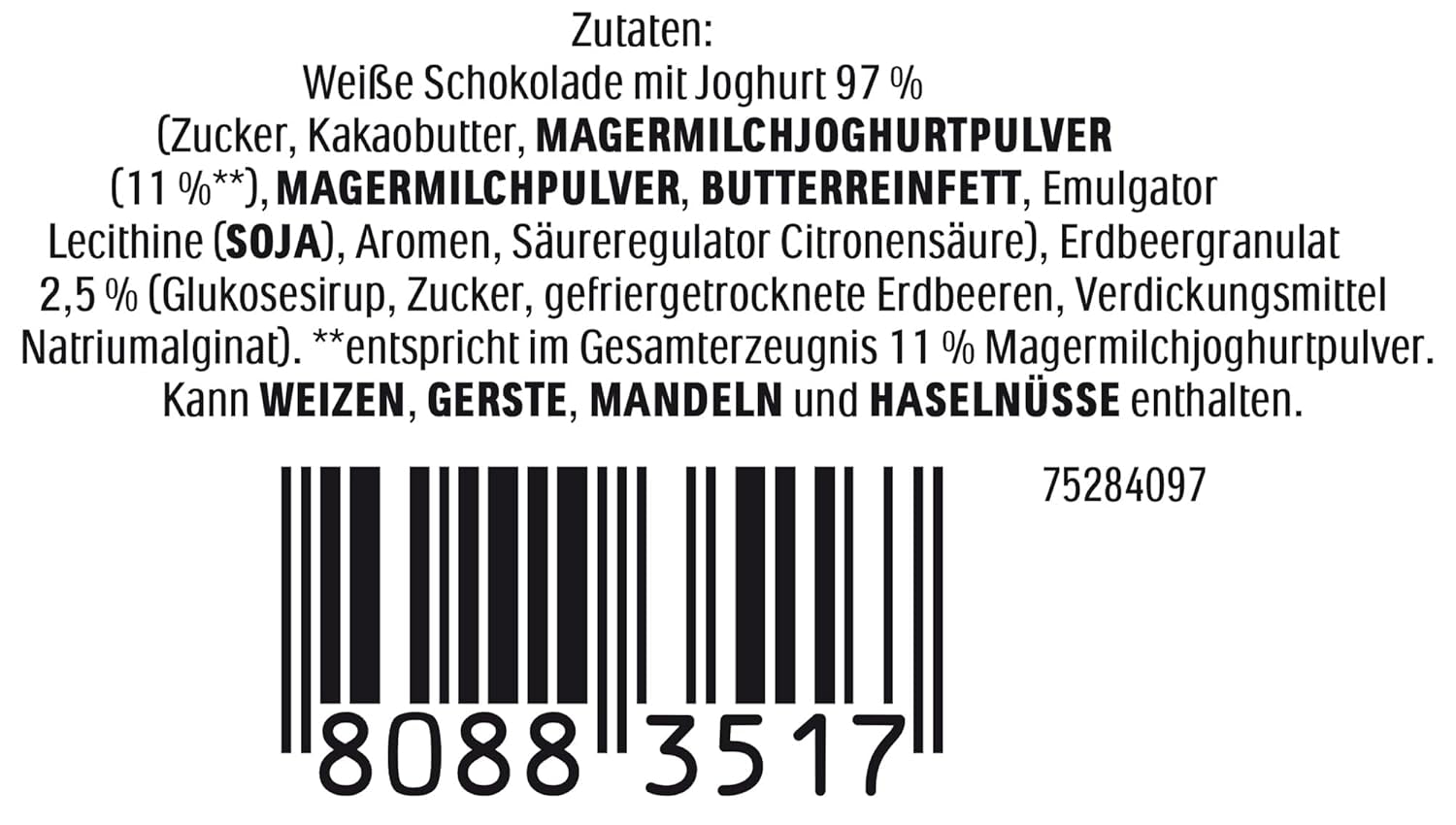 Zajączek Wielkanocny z Jogurtem 75g – Zajączek Czekoladowy na Wielkanoc – Biała Czekolada z Jogurtem i Chipsami Truskawkowymi – Zajączek Czekoladowy na Wielkanoc i Kosz Wielkanocny – Prezent Czekoladowy – Prezent Wielkanocny
