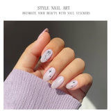 JMEOWIO Nagelfolie UV Härtend Schlange Stern Żelowe paski do paznokci UV Nagelsticker Nagelaufkleber Nail Art Dekoration Nageldesign Zubehör