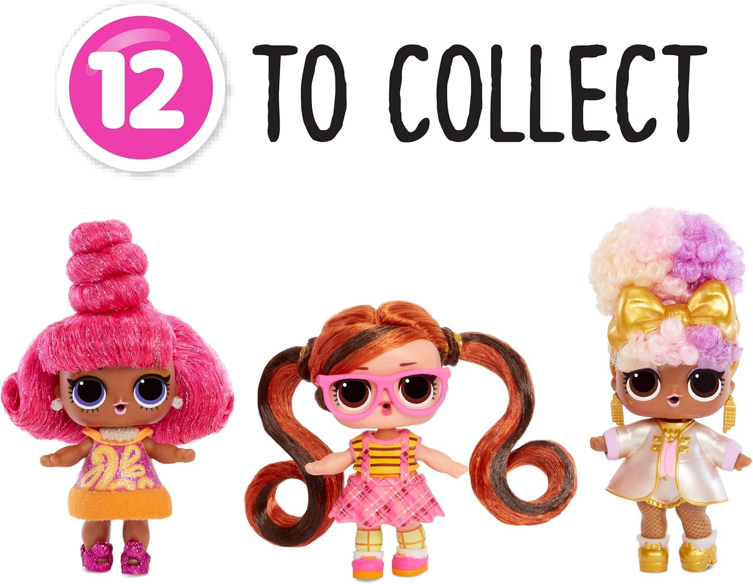 Kolekcjonerskie lalki LOL Surprise dla dziewczynek - z 15 różnymi niespodziankami i fryzurami - #Hairvibes Dolls