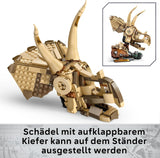 LEGO Jurassic World Skamieniałości dinozaurów: model czaszki Triceratopsa, zabawka dinozaura dla chłopców i dziewcząt od 9 lat, prezent dla dzieci i fanów Jurassic World 76969 Zestawy do budowania Besuche den LEGO-Store