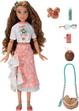 Lalka Vaiana z akcesoriami, 29 cm, 13 punktów artykulacji, na oficjalnej licencji Jakks Pacific. W komplecie z akcesoriami, które można łączyć i błyszczącym pierścionkiem Mickey!