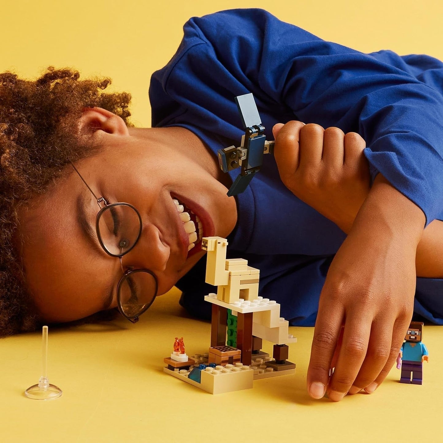 LEGO Minecraft Pustynna wyprawa Steve'a, zestaw gier wideo dla chłopców i dziewcząt, biom ze Stevem, dom, figurki i zabawka Camel, prezent dla graczy dla dzieci od 6 lat 21251 Zestawy do budowania Besuche w sklepie LEGO