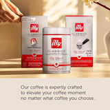 illy, Kaffee E.S.E. Podkładki Einzeldosis CLASSICO, 100% Arabica mit Noten von Orangenblüten und Jasmin, Sanfter Gesmack und Süßer Nachgeschmack, 1 Packung mit 18 composterbaren kapselsn