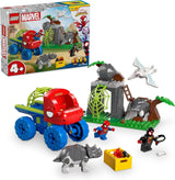 LEGO Marvel Zespół Spidermana na misji ratunkowej w ciężarówce dinozaura Samochodzik superbohatera do zbudowania Zestaw przygodowy dla dzieci w wieku powyżej 4 lat Spidey i jego super przyjaciele 11199 zestawów do budowania Besuche den LEGO-Store Default Title