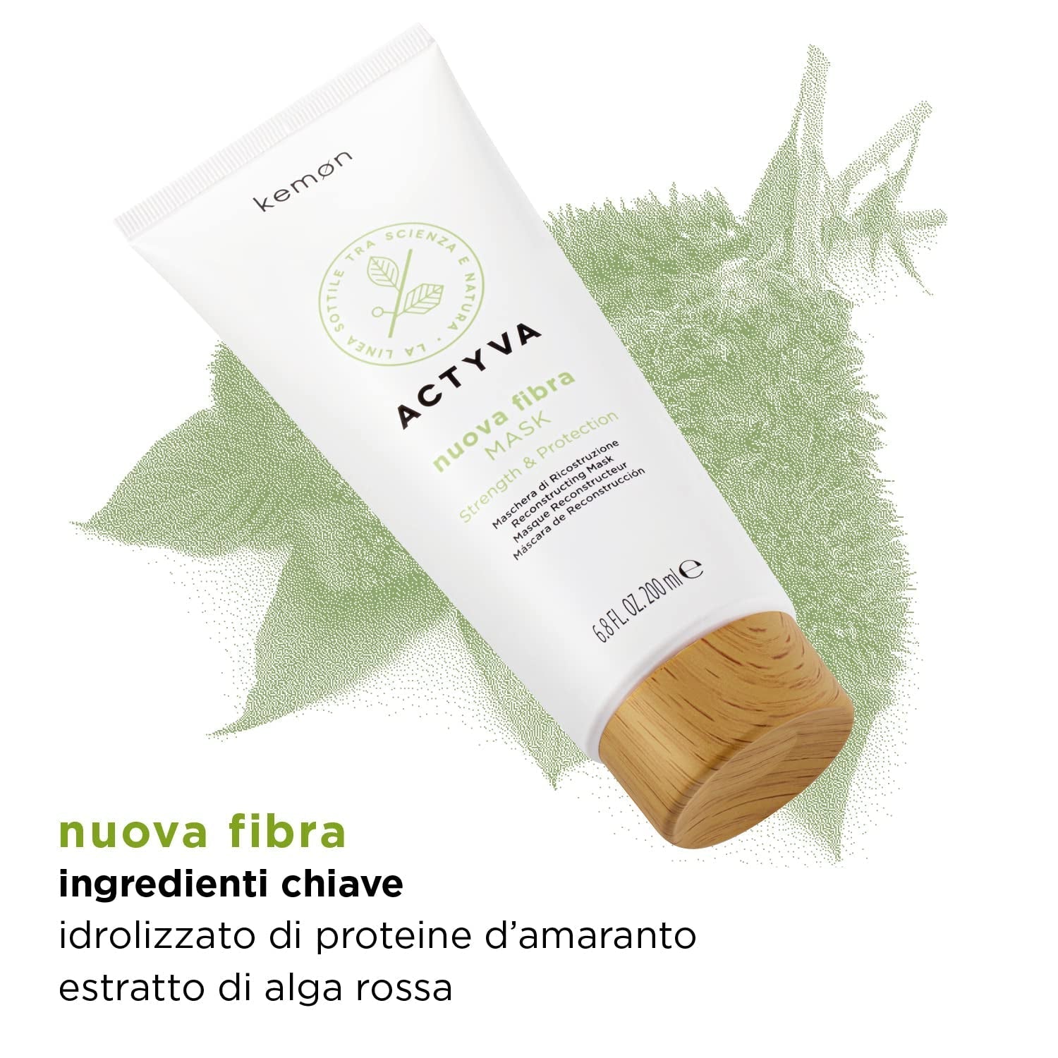 KEMON Actyva Nuova Fibra Mask 200 ml Maska do włosów Naty Shop