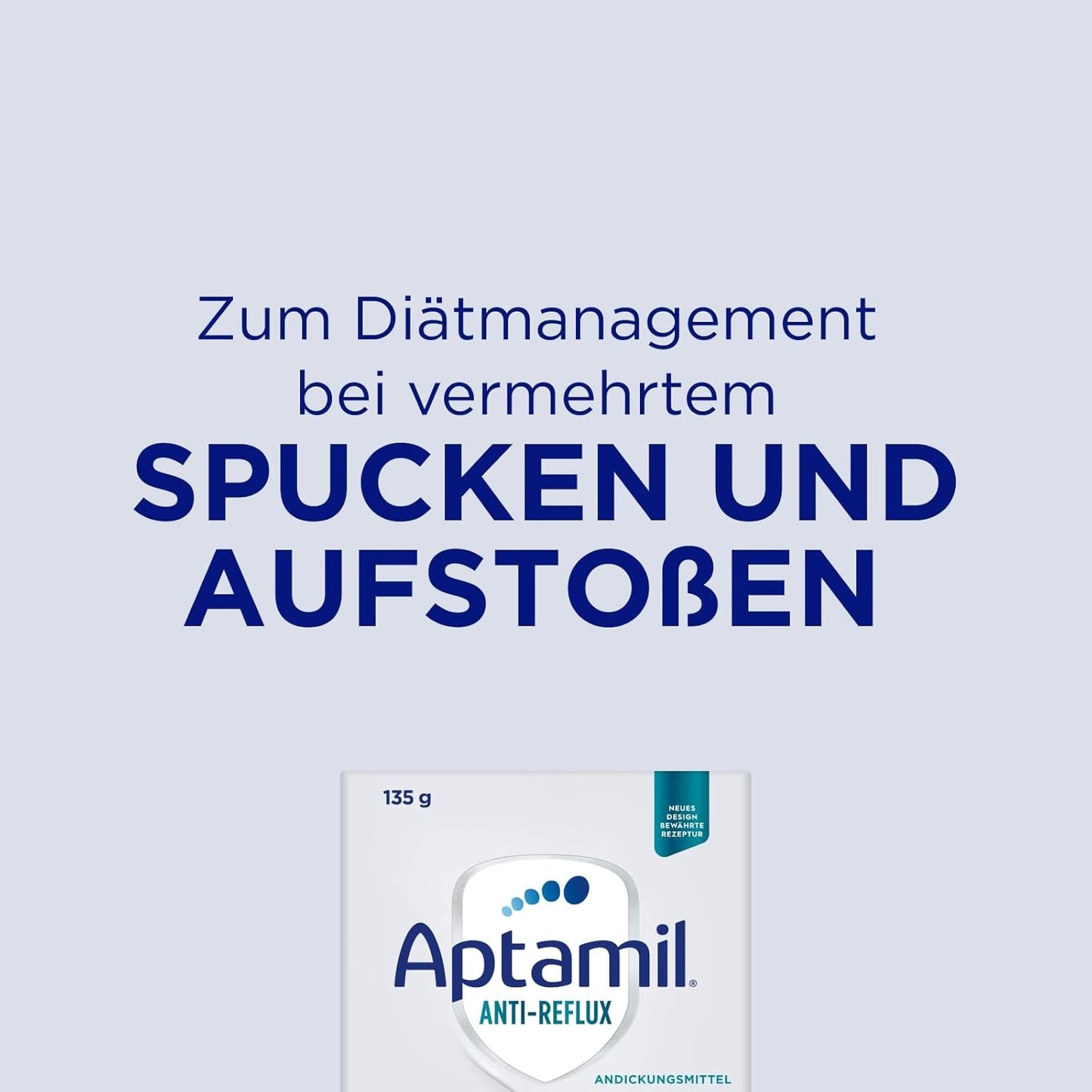 Aptamil Anti-Reflux - Kompletna formuła od urodzenia Zarządzanie dietą Wymioty i zarzucanie pokarmu Pokarm dla niemowląt Mleko w proszku 6 x 135g