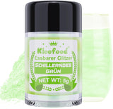 Kicofood, brokat jadalny, 5 gramów, różne kolory Brokat Naty Shop Opalizująca zieleń
