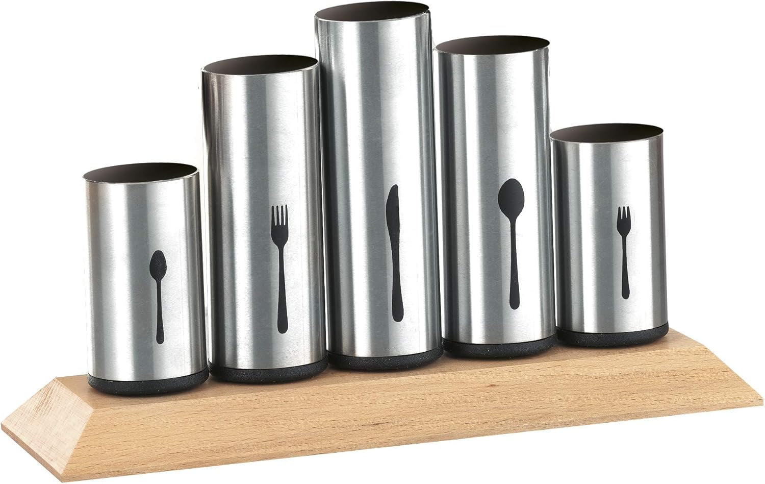 Uchwyt na sztućce ze stali nierdzewnej, 1 opakowanie, srebrny Naty Shop Kitchen A 1 szt