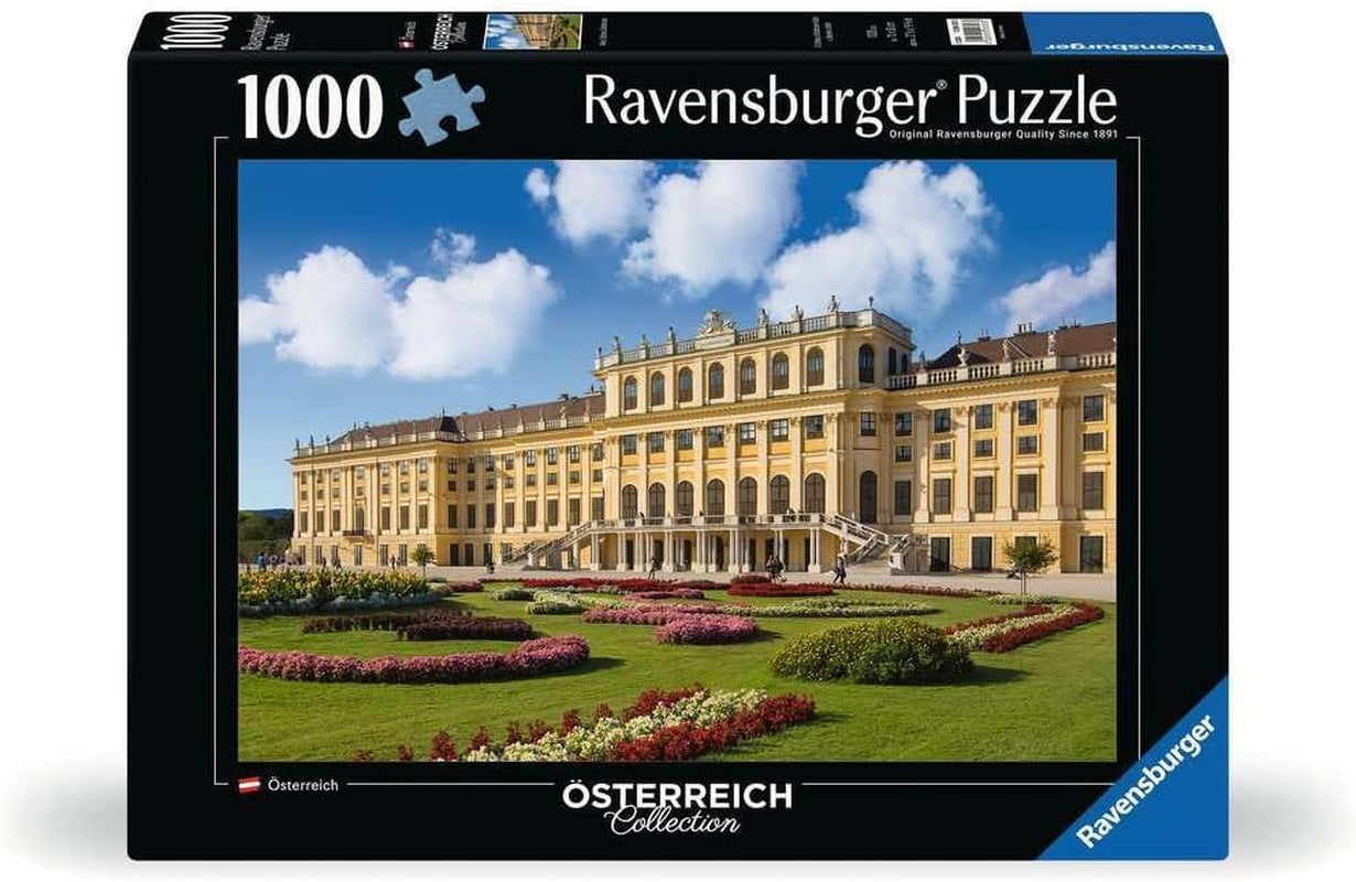 Ravensburger Puzzle 12000353 - Zamek Schönbrunn - 1000 elementów puzzle dla dorosłych i dzieci powyżej 14 lat, Puzzle Naty Shop New Design