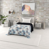 Letnia kołdra z nadrukiem fantasy, wypełnienie poliestrowe, Płatki, 260X270Cm Kołdry i kołdry Naty Shop Soffioni Blu 170X270Cm