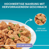 PURINA ONE Mokra karma dla kota w sosie z kurczakiem i sierścią, opakowanie 26 szt. (26 x 85 g)