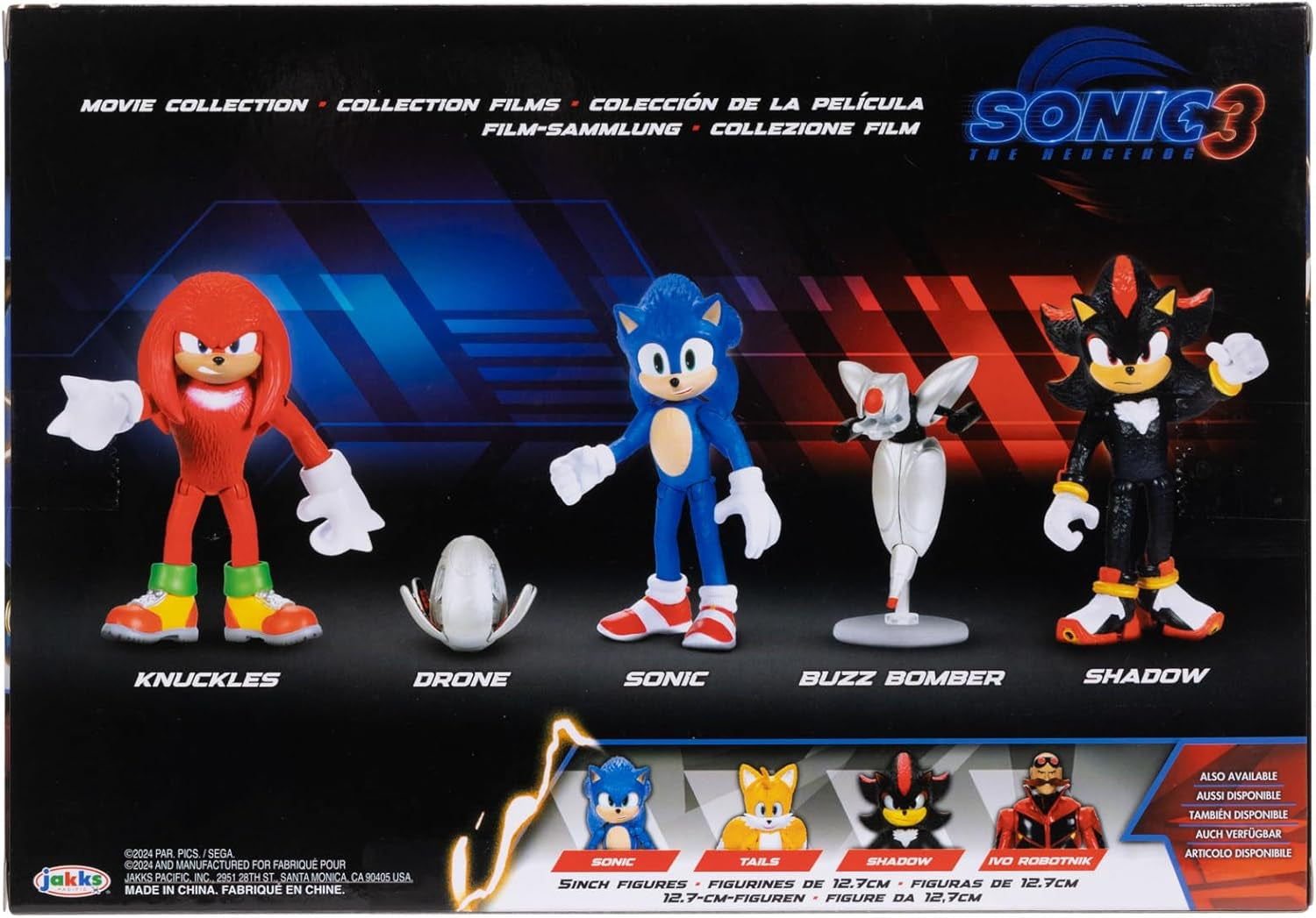 Sonic 3 Movie 6 Cm Figurki w opakowaniu zbiorczym Figurki Naty Shop