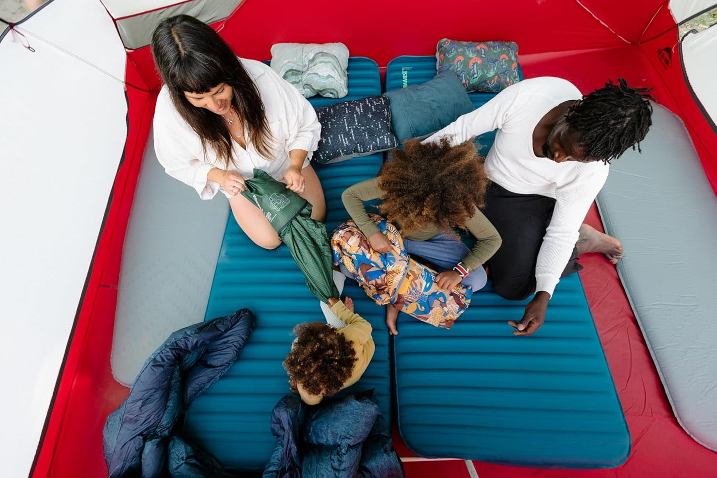 Poduszka kompresyjna Therm-A-Rest Cascade ze sznurkiem, poduszka kempingowa, kolor: Topowave, rozmiar: L Poduszki podróżne Naty Shop