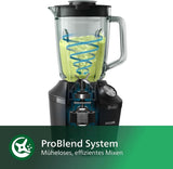 Mikser stojący i ekspres do smoothie Philips – 600 W, 2 litry piwa, aplikacja Homeid, 2 funkcje Geschwindigkeitsstufen + funkcja impulsowa, funkcja Problend, funkcja kruszenia lodu (HR2291/41) Kuchnia Naty Shop