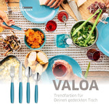Beckmann & Rommerskirchen 2515 VALOA Zestaw Besteck dla 4 osób | 16-Teilig | olej | Spülmaschinenfest | Hochglanzpoliert | Essbesteck: 4X Messer, Gabel, Esslöffel, Kaffeelöffel Kitchen Naty Shop