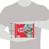 Nestlé Chunky Funky Crispy Wafel w mlecznej czekoladzie, opakowanie zbiorcze 2 opakowania (4 x 40 g każdy)