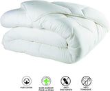 Blanrève Cthalvd011420 Poszwa na kołdrę Hollofil Allerban ciepła bawełna biała 140 x 200 cm Kołdry i kołdry Naty Shop