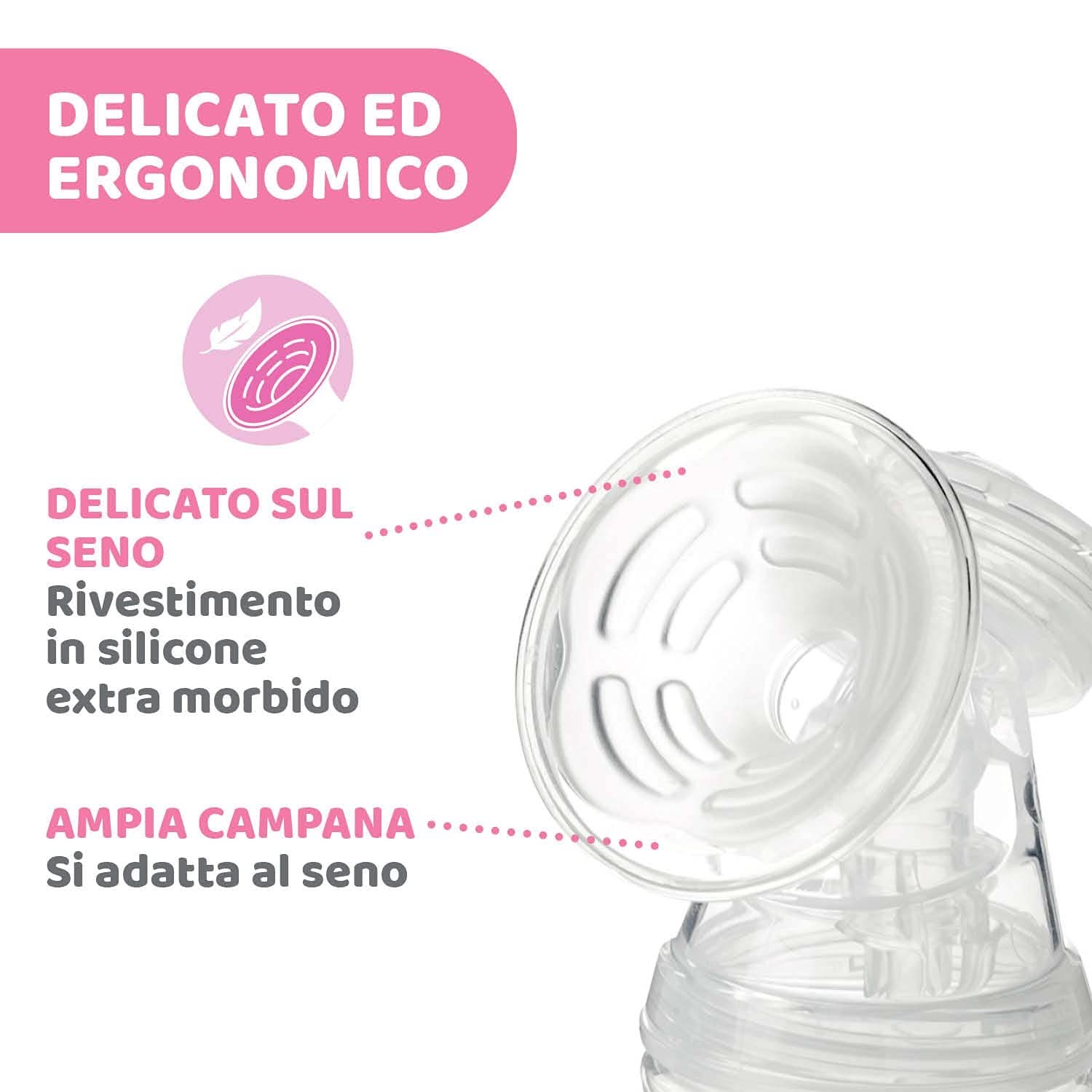 Laktator elektryczny Chicco z fazami stymulacji i ekstrakcji, 10 poziomów intensywności, wygodny i szybki, ergonomiczny kształt, z pochylonym smoczkiem i szczelną nasadką, biały, 150 ml Akcesoria Żywność i karmienie piersią Bebe Naty Shop