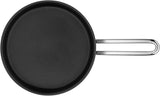 WMF Mini mała patelnia z pokrywką 18 cm, Cromargan z polerowanej stali nierdzewnej, garnki i patelnie indukcyjne Naty Shop