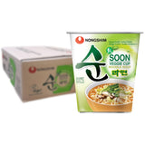 Nong Shim - Zupa Nudeln Instant Cup Soon Veggie - Opakowanie zbiorcze (12 X 67 GR)