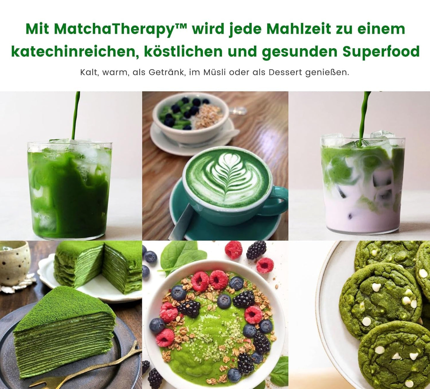 Terapia Matcha 30+ | Organiczna herbata Matcha w proszku | 60 g | O potwierdzonej zawartości co najmniej 30 mg/g katechiny EGCG | Wspomaga układ odpornościowy i poziom energii | Ceremonialna jakość | Zielona herbata z Japonii