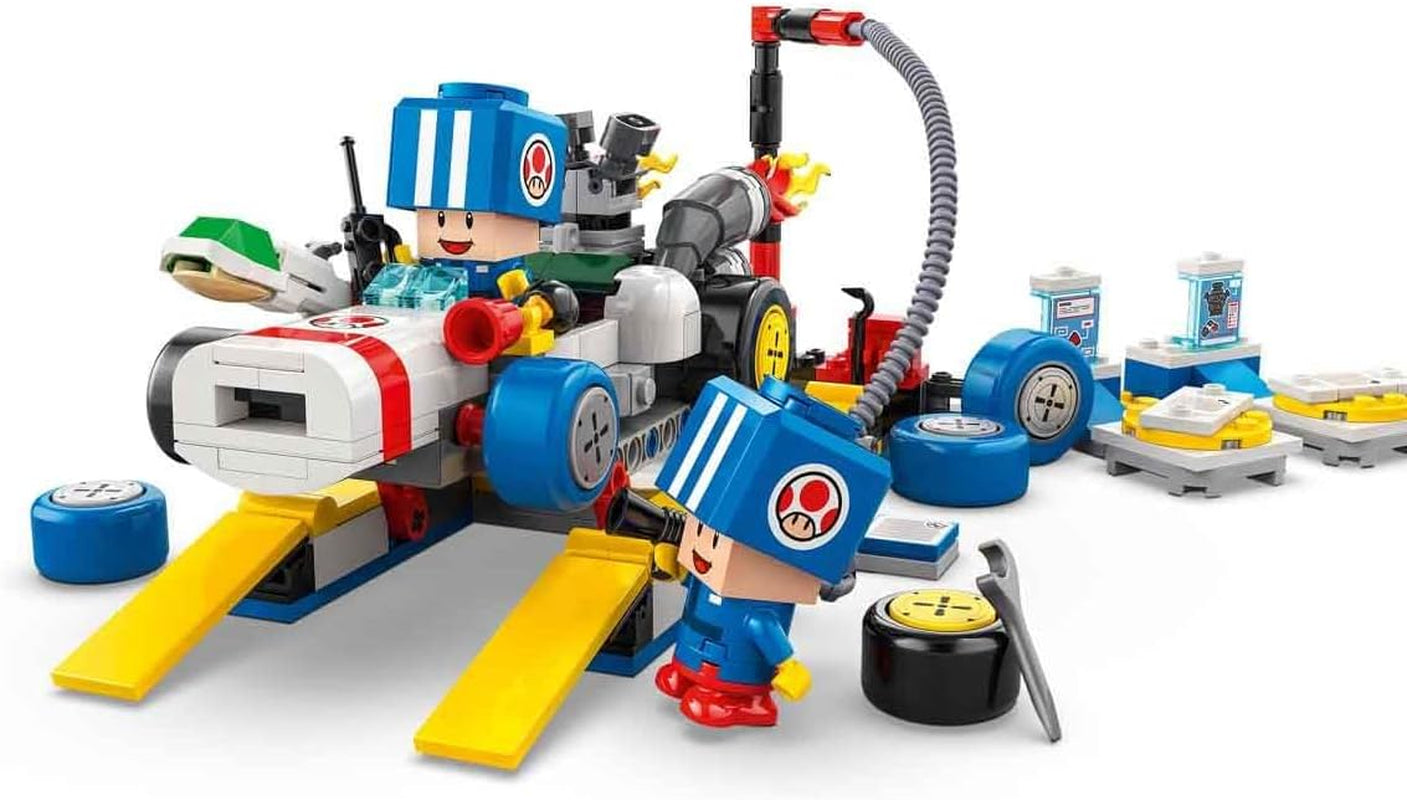 LEGO Super Mario: Mario Kart — warsztat ropuchy, postać Nintendo, zabawka z możliwością dostosowania, zestaw przygodowy, prezent dla chłopców, dziewcząt i graczy od 8. roku życia 72035 Zestawy do budowania Besuche w sklepie LEGO