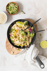 Dietetyczny makaron shirataki | Makaron Konjac o niskiej zawartości węglowodanów | 200 gramów wegańskiego, niskokalorycznego, beztłuszczowego, bez sojowego, bezglutenowego, rozpuszczalnego w wodzie makaronu dietetycznego