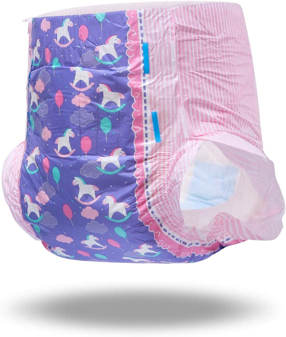 Pieluszki z nadrukiem dla dorosłych 5500-5800ml 10 sztuk - Small Fantasy (M)