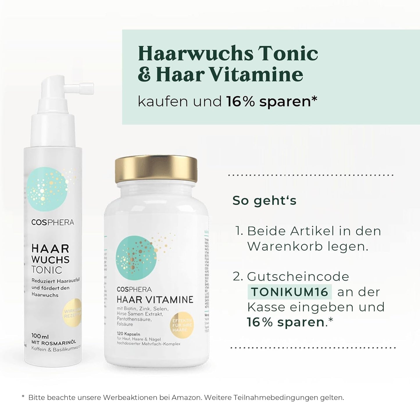 Tonik do włosów z olejkiem rozmarynowym 100ml - Olejek rozmarynowy w sprayu Naturalnie przyspiesza porost włosów - Środek na porost włosów dla kobiet i mężczyzn - Serum na wypadanie włosów - Olejek do włosów rozmarynowy od Cosphera Hair Care Naty Shop