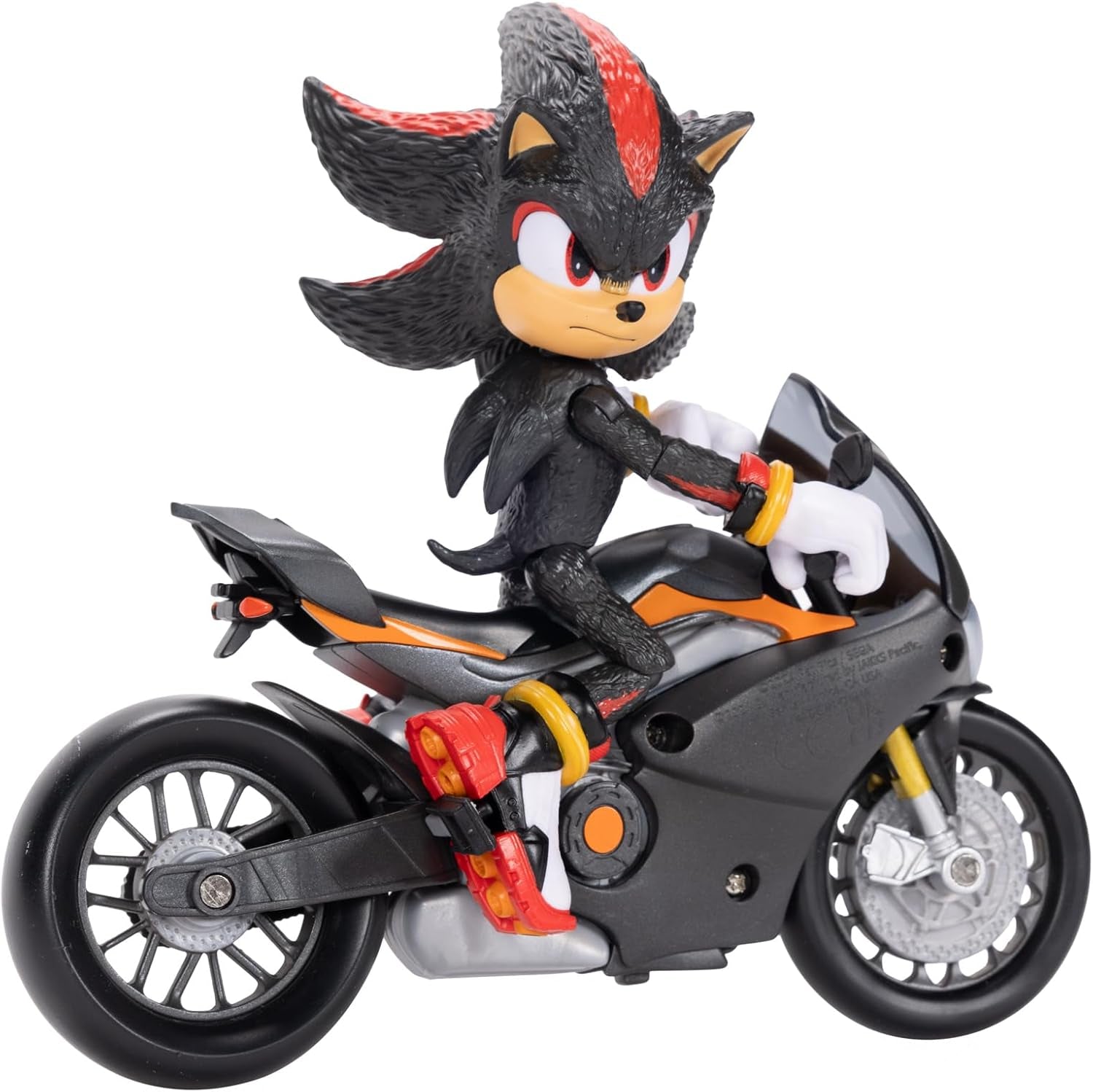 Figurka Sonic 3 The Movie Shadow, 15 cm, ruchoma, w tym Shadow Mobile firmy Jakks Pacific, akustyczna, czarna Figurki Naty Shop
