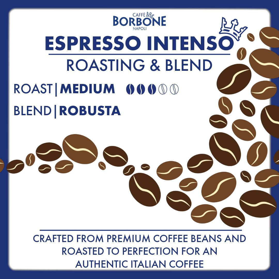 Caffe Borbone Espresso Moc 9/10 Kompatybilne z Nespresso 10 kapsułek z kawą