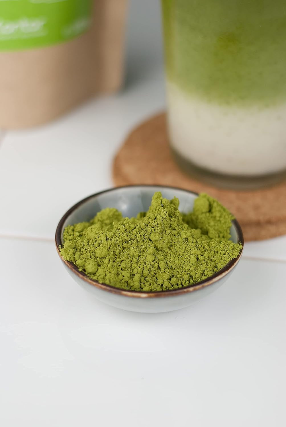 BIO Matcha w proszku 100 g I Bez dodatków - 100% naturalna I Japońska herbata Premium Matcha I Zielona herbata w proszku z