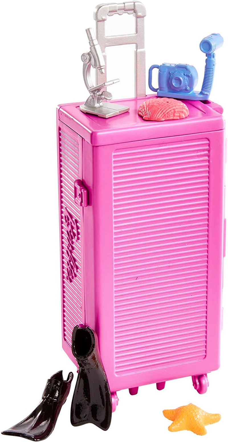 Seria Barbie „Możesz być kimkolwiek”, biolog morski, 1x lalka z blond włosami, kostium kąpielowy, delfin, akcesoria, prezent dla dzieci, zabawka w wieku 3+, HMH26