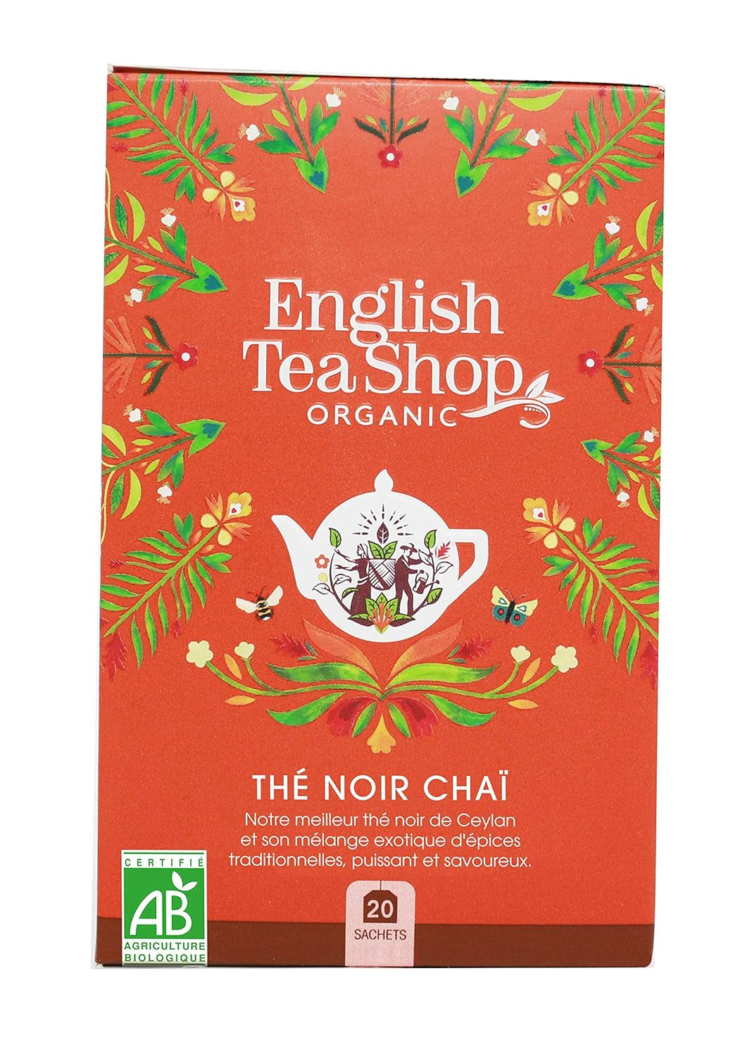 ETS - Herbata czarna Chai, Naturland BIO, 20 torebek