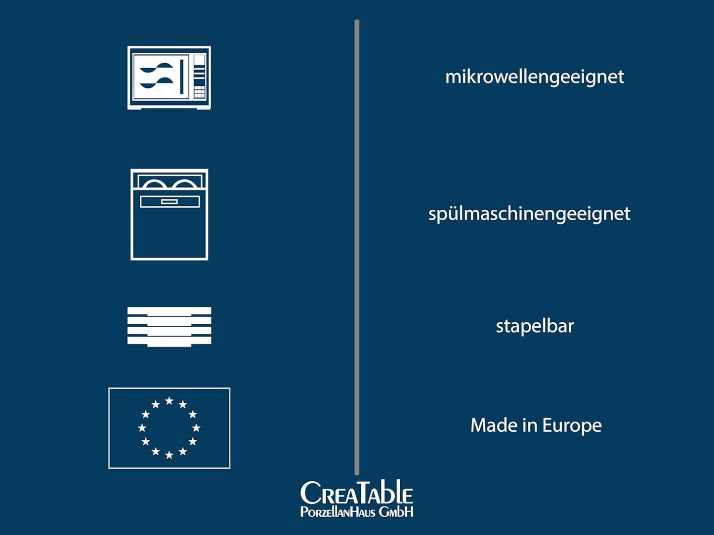CreaTable, 21627, seria Orient Mandala, 18-częściowy zestaw naczyń obiadowych, zestaw talerzy porcelanowych, można myć w zmywarce i używać w kuchence mikrofalowej, wyprodukowano w Europie