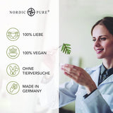 Kuracja do włosów z ekstraktem z bazylii od Nordic Pure | Do pielęgnacji włosów cienkich, suchych i delikatnych | Może zapobiegać wypadaniu włosów 100ml Pielęgnacja włosów Naty Shop
