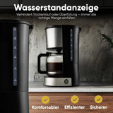 Ekspres do kawy espresso z filtrem Bomann® | na 12-14 filiżanek | Ekspres do kawy z filtrem | Koperta ze stali nierdzewnej | Ochrona przed kapaniem | Ekspres | Ekspres do kawy z filtrem | 800W | KA 6071 CB
