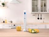 Braun Stabmixer MQ10.001PWH + Messbecher 600 ml, 5 Jahre Service, Leicht, Easytwist-System Zum Einfachen Wechseln Des Zubehören, Splash Control-Technologie Ohne Spritzer Kitchen Naty Shop