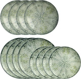 Zestaw naczyń obiadowych z szarej porcelany Fusion 67351GA2, 12 sztuk