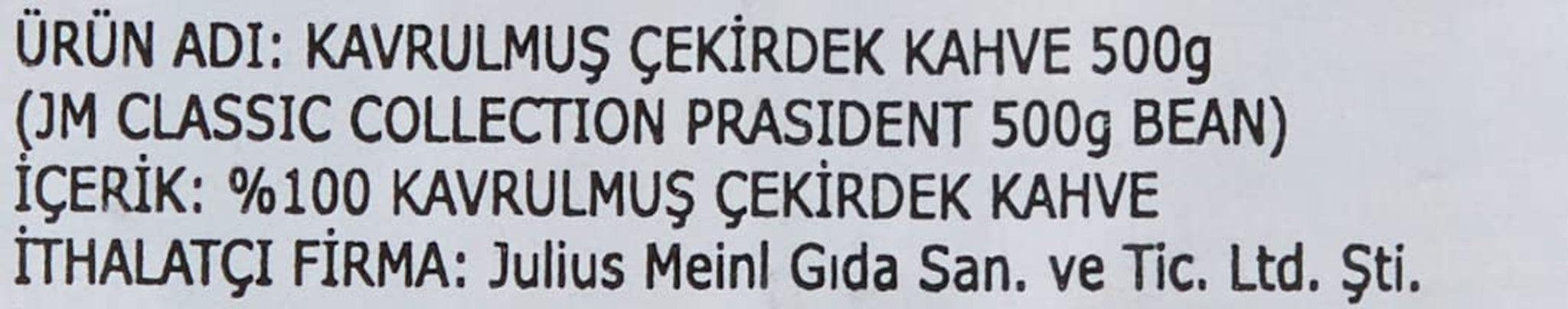 Pakiet 2 pełnych ziaren President (2 x 500 g)