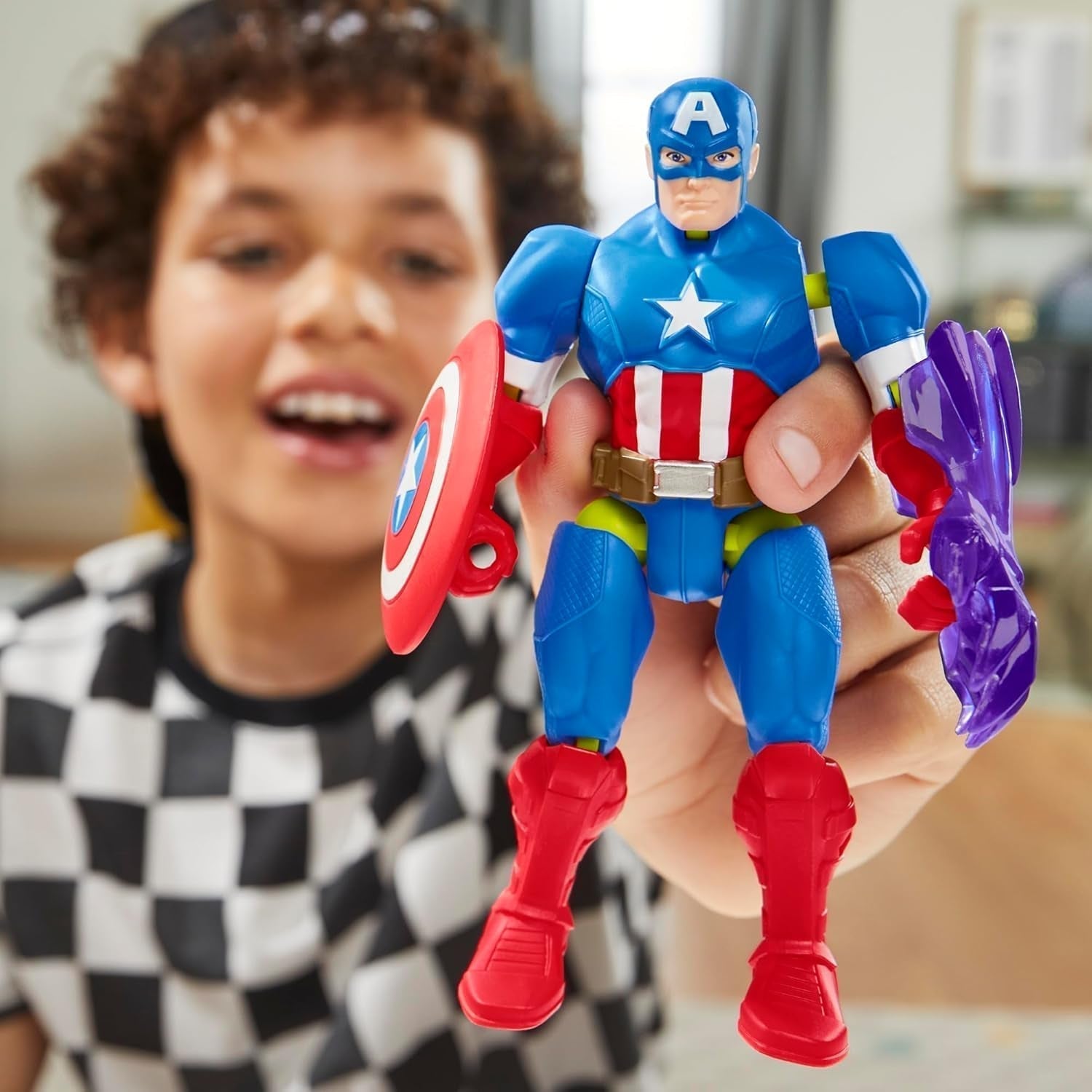 Mixmashers Marvel Captain America Avengers Mix-And-Match Figurka i akcesoria Figurki Naty Shop