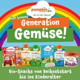 Pumpkin Organics Wieloziarniste krążki z marchewką i mango dla niemowląt (opakowanie 8 szt.) Bez dodatków Przekąski dla dzieci od 12. miesiąca życia – bez alergenów² i bezglutenowe³ Chrupiące przekąski dla dzieci (8 x 20 g)