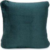 Gözze - Wygodna poszewka na poduszkę, Merino Feeling, 50X50 cm - Ciemnozielone Łóżka i koce Besuche den GÃ¶zze-Store