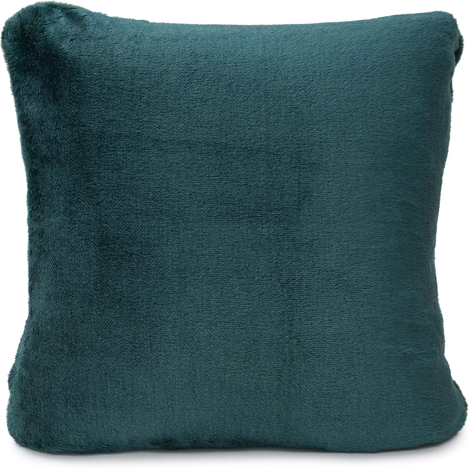 Gözze - Wygodna poszewka na poduszkę, Merino Feeling, 50X50 cm - Ciemnozielone Łóżka i koce Besuche den GÃ¶zze-Store