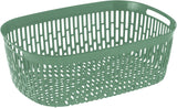 Piła do utrwalania aromatów owocowych, plastikowa, zielona, 4 LT - prostokątna Pudełka do przechowywania żywności Naty Shop
